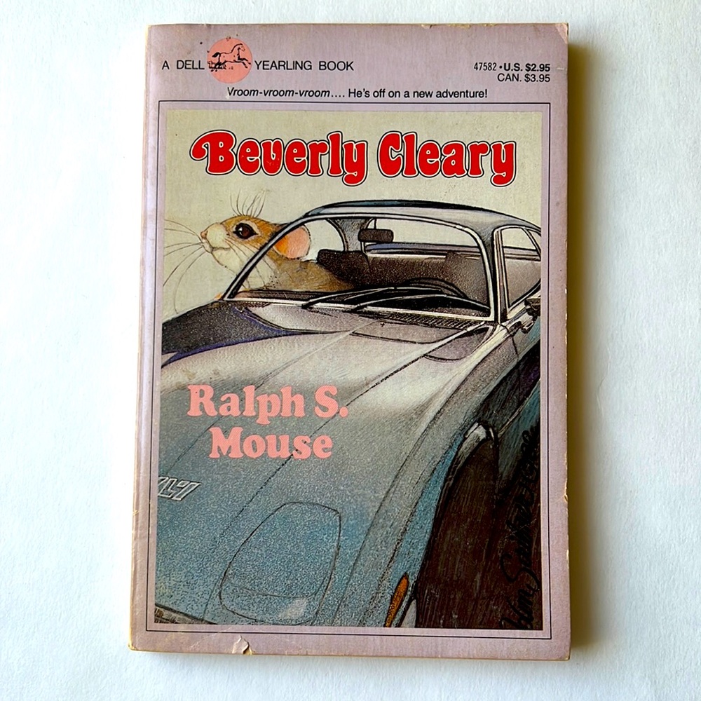Vintage 1982 Beverly Cleary Ralph S. Mouse paperback book Dell Publishing